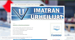 Desktop Screenshot of imatranurheilijat.fi